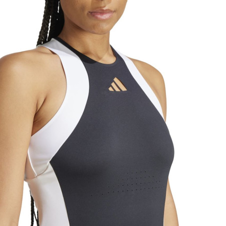 Débardeur ADIDAS Femme PREMIUM TANK Noir / Blanc PE 2024