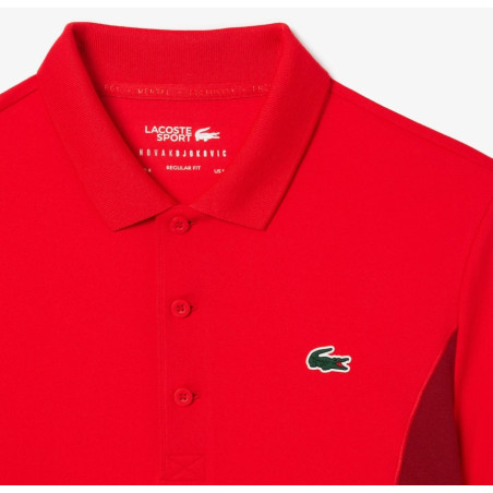 Polo LACOSTE Homme ULTRA DRY DJOKOVIC Rouge 2024
