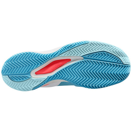 Chaussures WILSON Femme RUSH PRO ACE Terre Battue Bleu / Blanc / Rouge PE 2022
