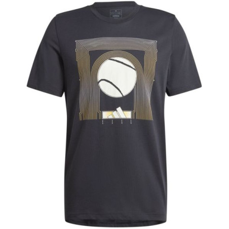 T-Shirt ADIDAS Homme PARIS Noir / Jaune PE 2024