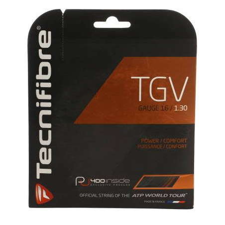 Cordage TECNIFIBRE TGV Noir 1.30mm (12m)