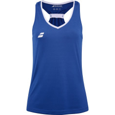 Débardeur BABOLAT Femme PLAY Bleu / Blanc PE 2024
