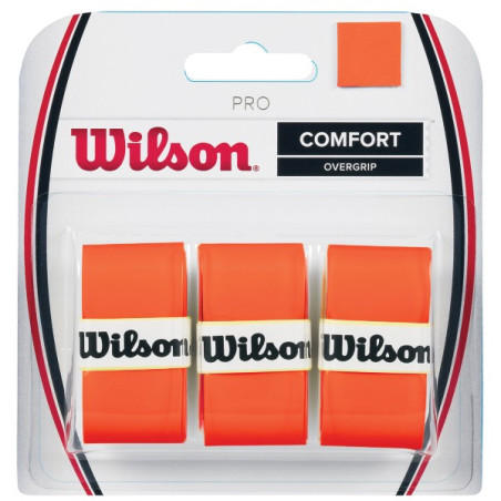 Surgrip WILSON PRO OVERGRIP COMFORT BURN Orange Fluo x3