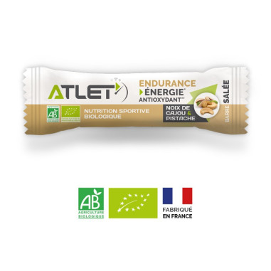Barre ATLET Energétique Salée Noix de Cajou / Pistache 25g