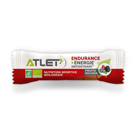 Barre ATLET Energétique Fruits Rouges 25g