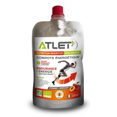 Compote ATLET Energétique Pomme Abricot 100g
