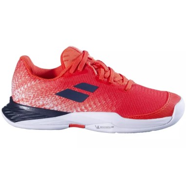 Chaussures BABOLAT Junior Garçon JET MACH 3 Rouge / Noir PE 2024