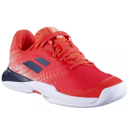 Chaussures BABOLAT Garçon JET MACH 3 Rouge / Noir PE 2024