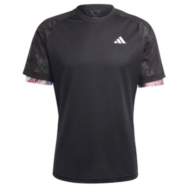 T-Shirt ADIDAS Homme Melbourne ERGO HEAT.RDY Noir / Muticolor PE 2023
