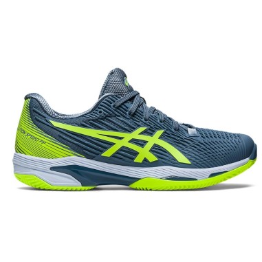Chaussures ASICS Homme SOLUTION SPEED FF2 Terre Battue Grise / Vert PE 2023