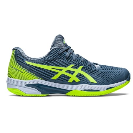 Chaussures ASICS Homme SOLUTION SPEED FF2 Terre Battue Grise / Vert PE 2023