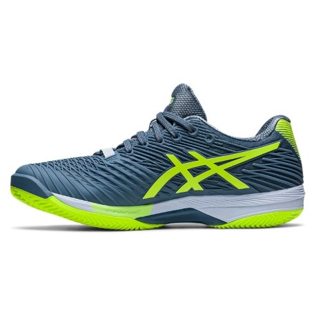 Chaussures ASICS Homme SOLUTION SPEED FF2 Terre Battue Grise / Vert PE 2023