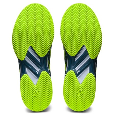 Chaussures ASICS Homme SOLUTION SPEED FF2 Terre Battue Grise / Verte PE 2023