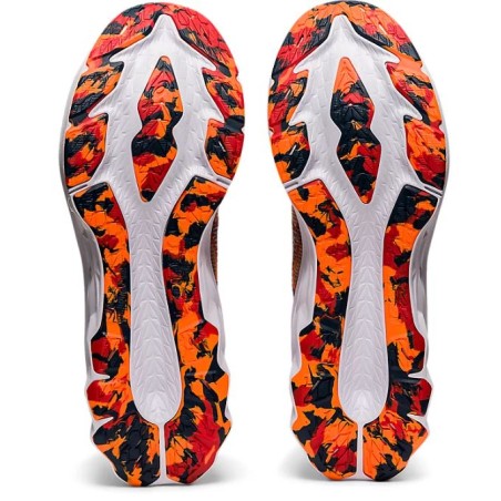 Chaussures Running ASICS Homme NOVABLAST 2 LE Orange / Blanc PE 2022