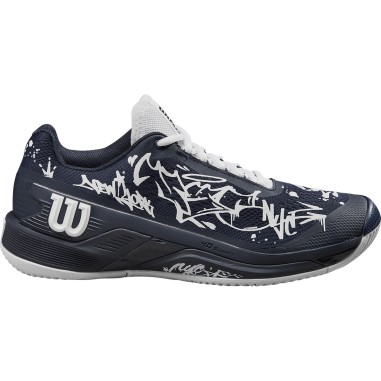 Chaussures WILSON Homme RUSH PRO 4.0 HOPE NYC Toutes Surfaces Bleu/Blanc AH 2023