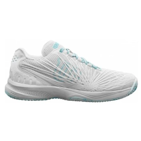 Chaussures WILSON Femme Kaos 2.0 Toutes Surfaces Blanc / Bleu AH 2018