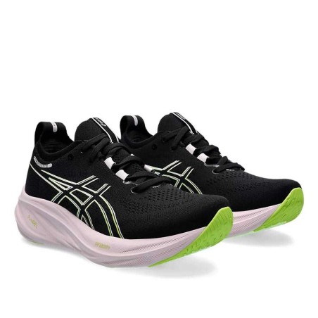 Chaussures Running ASICS Femme GEL-NIMBUS 26 Noir / Roise PE 2024