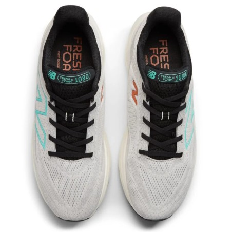 Chaussures Running NEW BALANCE Homme 1080 V13 Gris / Blanc / Vert AH 2024