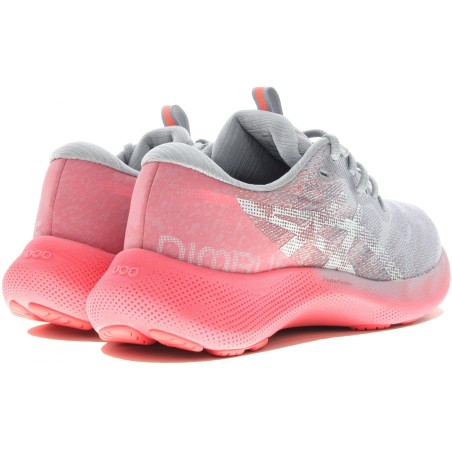 Chaussures Running ASICS Femme GEL-NIMBUS LITE 2 Grise / Rose AH 2021