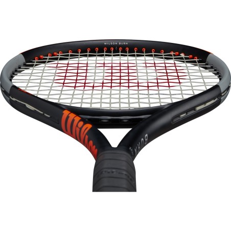 Raquette WILSON BURN 100ULS V4.0 Noir / Orange / Gris (260 g) 18x16 2020