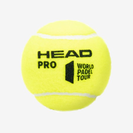 Tube de 3 balles Padel HEAD Pro 2018