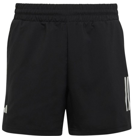 Short ADIDAS Garçon 3 BANDES CLUB Noir PE 2023