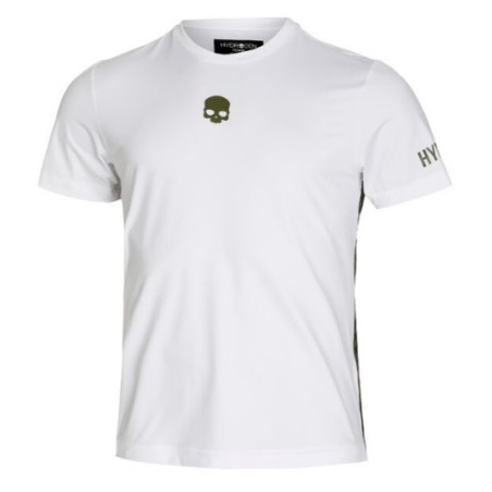T-Shirt HYDROGEN Homme PANTHER TECH Blanc / Kaki AH 2022
