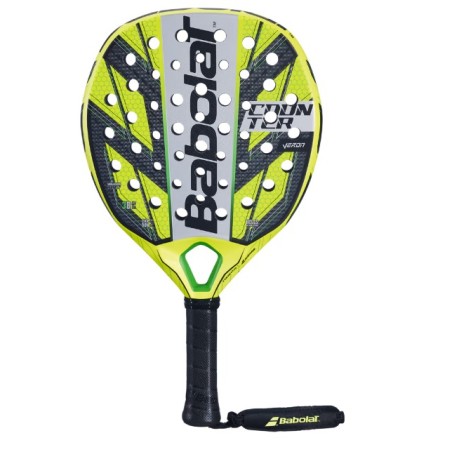 Raquette Padel BABOLAT COUNTER VERON Jaune / Noir (365 g) 2023