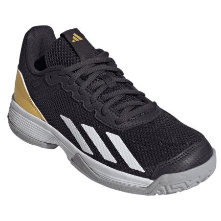 Chaussures ADIDAS Junior COURTFLASH Noir / Jaune PE 2024