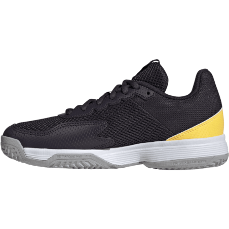 Chaussures ADIDAS Junior COURTFLASH Noir / Jaune AH 2024