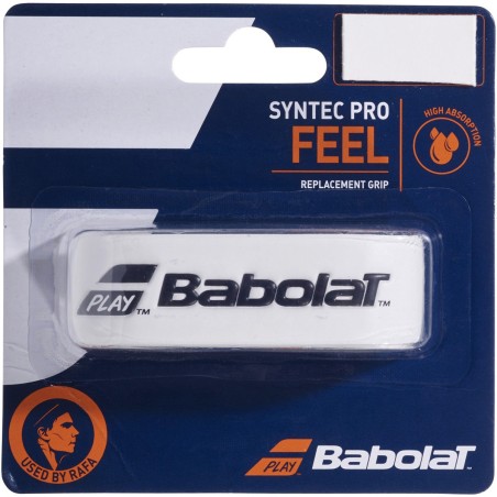 Grip BABOLAT SYNTEC PRO FEEL Blanc