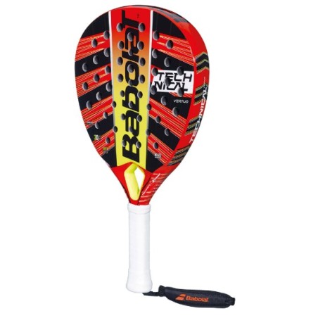 Raquette Padel BABOLAT TECHNICAL VERTUO Rouge / Noir / Jaune (365 g) 2023