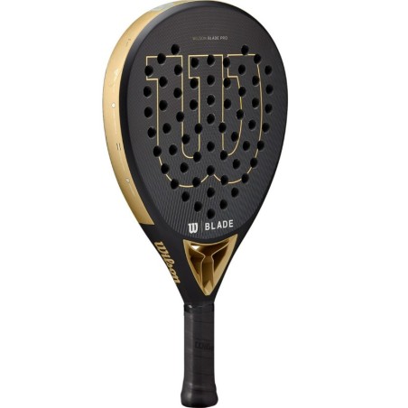 Raquette Padel WILSON BLADE PRO V2 Noir / Or (365 g) 2023