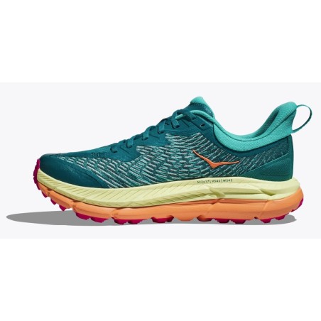 Chaussures Running HOKA Homme MAFATE SPEED 4 Vert / Jaune / Orange AH 2023
