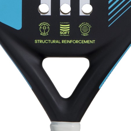 Raquette Padel ADIDAS MATCH 3.2 (365g) Noir / Blanc / Bleu 2023