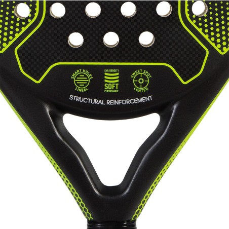Raquette Padel ADIDAS Rx 1000 (365g) Noir / Blanc / Jaune 2023