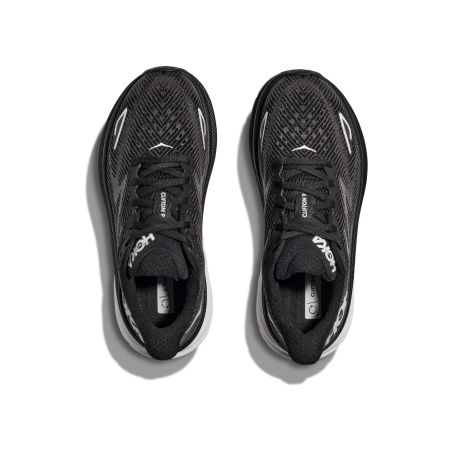 Chaussures Running HOKA Femme CLIFTON 9 Noir / Blanc AH 2023