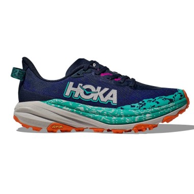 Chaussures Running HOKA Femme SPEEDGOAT 6 Bleu / Vert AH 2024