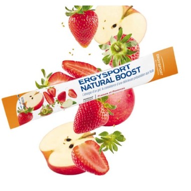 Gel ERGYSPORT Natural Boost Fraise Stick 30 g