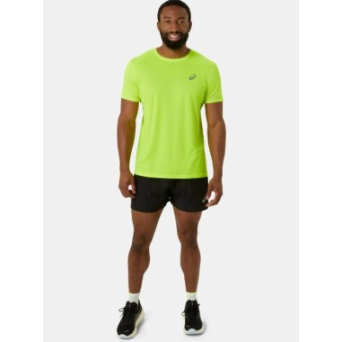 T-Shirts Running ASICS Homme CORE SS TOP Fluo...
