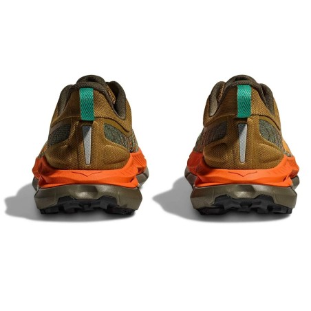 Chaussures Running HOKA Homme MAFATE SPEED 4 Kaki / Orange AH 2024