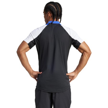 Polo ADIDAS Homme Tennis FREELIFT PRO NEW YORK Bleu / Blanc / Noir AH 2024