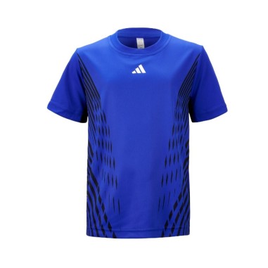 T-Shirt ADIDAS Garçon PRO NEW YORK Bleu / Noir AH 2024