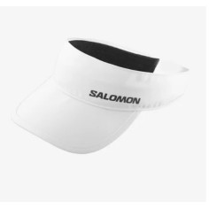 Casquette Visière SALOMON CROSS VISOR  Blanc / Noir AH 2024