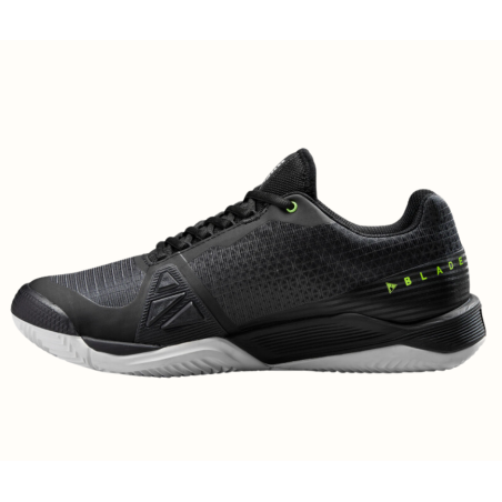 Chaussures WILSON Homme RUSH PRO BLADE 4.0 Terre Battue Noir / Vert PE 2024