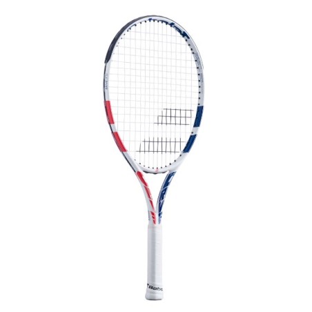 Raquette Junior BABOLAT PURE DRIVE JUNIOR 24 Blanc / Bleu / Rose (220g) 2024
