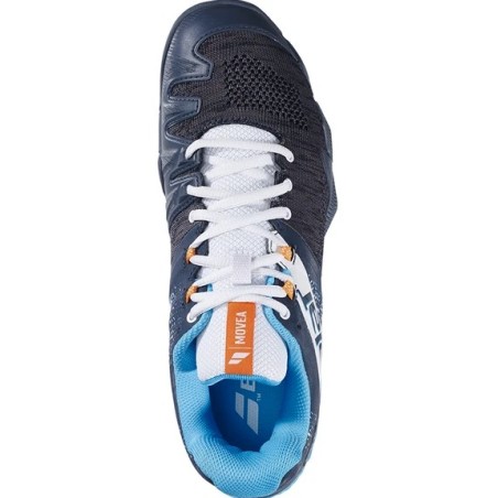 Chaussures Padel BABOLAT Homme MOVEA Noir / Bleu PE 2023