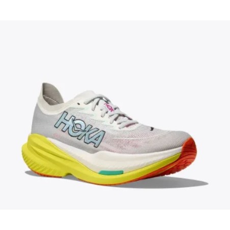 Chaussures Running HOKA Homme MACH X2 Gris / Jaune  AH 2024