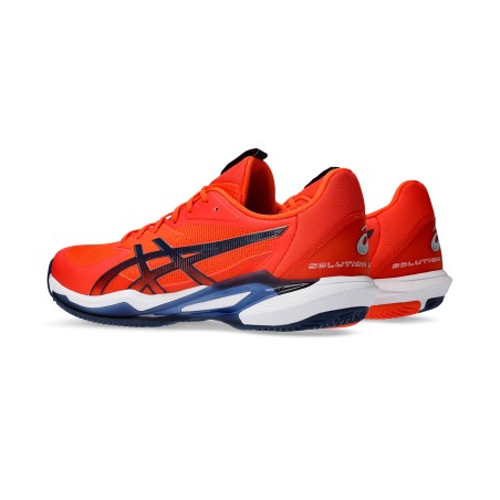 Chaussures ASICS Homme SOLUTION SPEED FF 3 Terre Battue Rouge / Bleu PE 2024