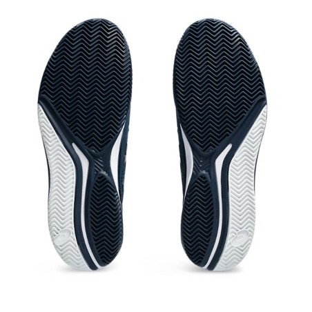 Chaussures ASICS Homme GEL-RESOLUTION 9 Terre Battue Bleu / Blanc PE 2024